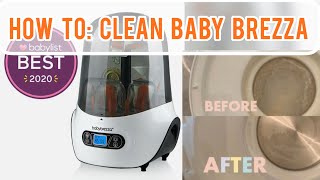 HOW TO Clean Baby Brezza Bottle Sterilizer in 10 Minutes [upl. by Essilrahc]