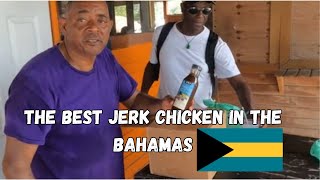 The Best Jerk Chicken In The Bahamas  The Grill Master  Nassau  Fish Fry justaradlife jerk [upl. by Anitsyrhk]