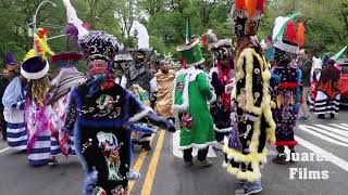 Chinelos de Morelos en el Desfile 5 de Mayo New York CityCinco de Mayo Parade NYC [upl. by Jill]