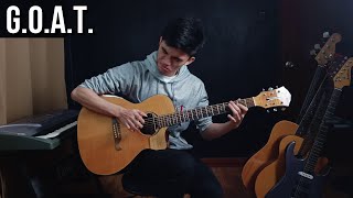 GOAT Polyphia but on one guitar only [upl. by Eniladam]