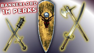 Bannerlord Perks Guide  One Handed Complete Guide To All One Handed Perks [upl. by Auqkinahs]