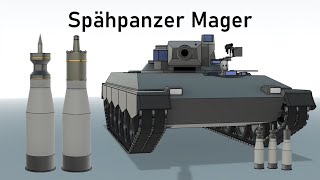 Light Tank Concept 105mm Autoloader Mechanism [upl. by Aicatan]