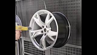 Wheel Refurbishment Powder coating Lacquering [upl. by Edea]