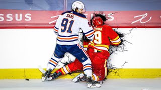 NHLs Most JawDropping Epic Hits [upl. by Nylarej]