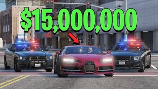 Robbing Banks With Most Expensive Car in GTA 5 RP [upl. by Aidni]