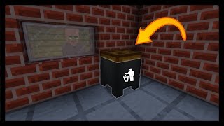 ✔ Minecraft 110 How to make a Simple Working Trash Can [upl. by Bak]