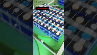 12V Portable power supply battery pack welding assembly line A grade lifepo4 cell factory battery [upl. by Aitercul]