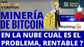 Que pasa con la Mineria de Bitcoin en la nube Hashflare Hashing24 Genesis Mining [upl. by Dickinson]