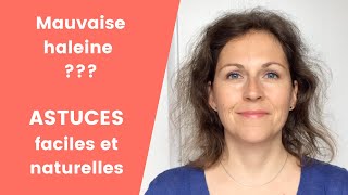 Comment prévenir ou éliminer la mauvaise haleine Haleine fraîche [upl. by Neerak]