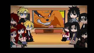 Uzumaki and Uchiha Clan react to Team 7 vs Kaguya Tsukki [upl. by Atnim]