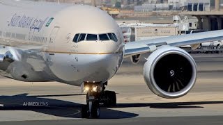 Air Traffic at Jeddah Airport 3  مطار الملك عبدالعزيز  جدة [upl. by Sears225]