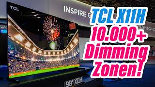 TCL X11H Der beste 4K MiniLEDTV 202425 14000 DimmingZonen IFA 2024 [upl. by Asilanom150]