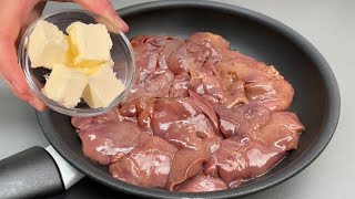 Wird in 1 Minute gegessen Dieses Rezept mit Hühnerleber hat Hunderte von Hausfrauen erobert [upl. by Shaver]