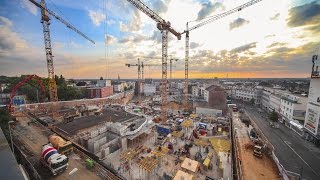 construction site time lapse shopping mall  Minto Mönchengladbach  MFI [upl. by Kegan472]