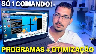 USE 1 COMANDO PARA INSTALAR PROGRAMAS E OTIMIZAR WINDOWS 1011  Deixe seu PC Mais Rápido [upl. by Agrippina351]