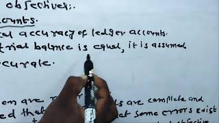 Objective of preparing trial balance explained by lalan sir [upl. by Adorne]