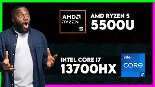 AMD Ryzen 5 5500U vs Intel Core i7 13700HX Comparison [upl. by Jeni485]