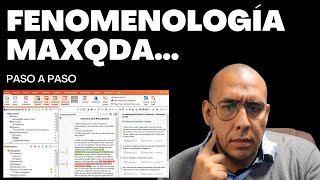 Fenomenología  Taller de análisis de datos con MAXQDA [upl. by Edward]