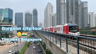 Gurgaon city tour 🇮🇳  The next Singapore 😳 cant believe this is India  modern India [upl. by Luiza]