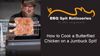 How to Cook a Butterflied Chicken on a Jumbuck Spit [upl. by Uriia]