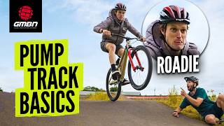 How To Ride A Pump Track  GMBN Teaches GCN MTB Skills [upl. by Julianne]