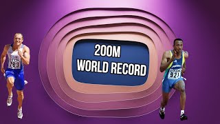 Evolution of The 200m World Record  The Indoor track and Field version [upl. by Limber871]