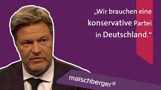 „Ist die Weltwirtschaft schwach trifft das Deutschland besonders“ Robert Habeck  maischberger [upl. by Enortna]