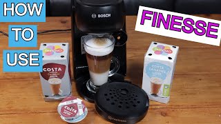 TASSIMO FINESSE How to Use [upl. by Enelyk]