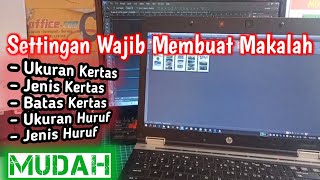 Cara Membuat MakalahTugas Kuliah 1 [upl. by Aynotal]