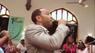 John Legend surprises Baptist Church in West Philly quotHow I Got Overquot [upl. by Canfield]