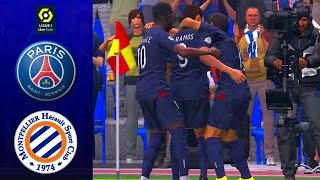 PSG vs Montpellier Résumé et Buts  Ligue 1 2425 [upl. by Boice]