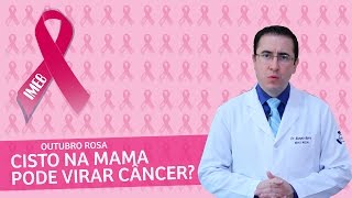 Cisto na Mama pode virar Câncer  Outubro Rosa  IMEB [upl. by Skipper]