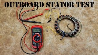 How To Test An Outboard Stator  The EASY Way [upl. by Goodard]