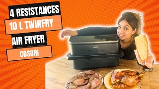 COMMENT ÇA UN AIRFRYER AVEC 4 RÉSISTANCES😱❓ le twinfry cosori 10L [upl. by Coralie901]