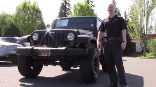 2009 Jeep Wrangler custom review  A quick look at the 2009 Wrangler X [upl. by Noyrb]