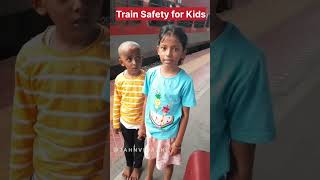 Train Safety at Railway stationamp platform railway travel railwaysafety safetyfirst viralshorts [upl. by Suchta]