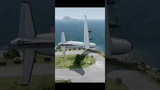 I CRASHED an Airplane  Full video on my YT airplane aviation beamngdrive crash flightsimulator [upl. by Lanita793]