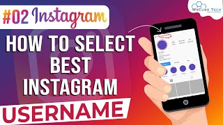 How to Select best Username  Instagram Growth Part2  WsCube Tech [upl. by Pilif921]