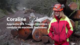 Coraline  Entreprises de travaux agricoles ruraux et forestiers  Des métiers au féminin [upl. by Aklim]