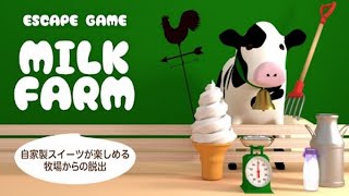 Escape Game LIBRARY Milk Farm Walkthrough TRISTORE [upl. by Brigette]