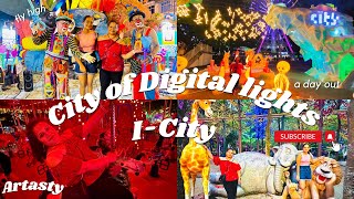 CITY OF DIGITAL LIGHTS  ICity theme park ShahAlam  KL Attractions  travelingartasty [upl. by Poppy913]