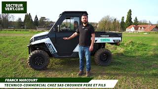 CROSNIER SAS  FRANCK MARCOURT  UTV ELECTRIQUE CORVUS TERRAIN EX4  A LA JOURNEE PRO CROSNIER 2024 [upl. by Idnod]