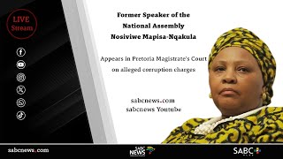 Former Speaker of NA Nosiviwe MapisaNqakula appears in Court on alleged corruption charges [upl. by Yahsan]