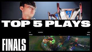 Top 5 Plays of Finals  Worlds 2023 [upl. by Htebyram]