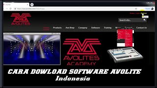 Cara Dowload software avolites Indonesia 🇮🇩 tutorial avolites Quardz amp Tiger Touch [upl. by Allemat]