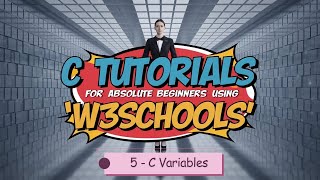 C Variables  W3Schools C Programming Language Tutorial [upl. by Adriaens]