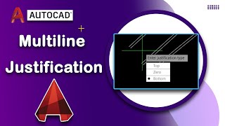 How to change the multiline justification in AutoCAD [upl. by Ugo]