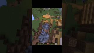 TNT Blast In Minecraft Village 💥  just fun  minecraft trending gaming shorts [upl. by Zaller306]