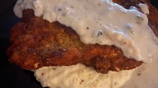 Pork Schnitzel wJalapeño Gravy [upl. by Garrard]