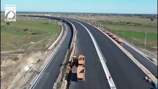 📽 Imagini de pe șantierul Autostrazii A7 Buzau Focsani lot 4 Mandresti MunteniFoscani Nord [upl. by Vail]